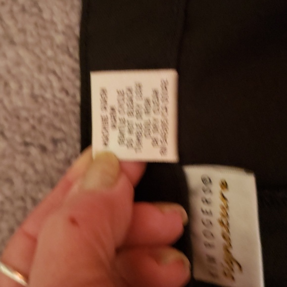 KIM ROGER'S Signature Elastic Waist Lady's Black Dress Pants - Picture 7 of 8